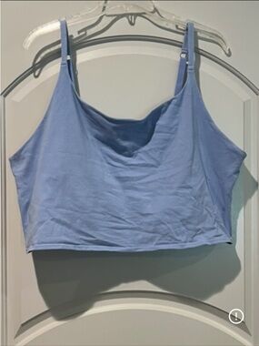 Old Navy Light Blue Cropped Camisole Top. Built in bra. Plus size